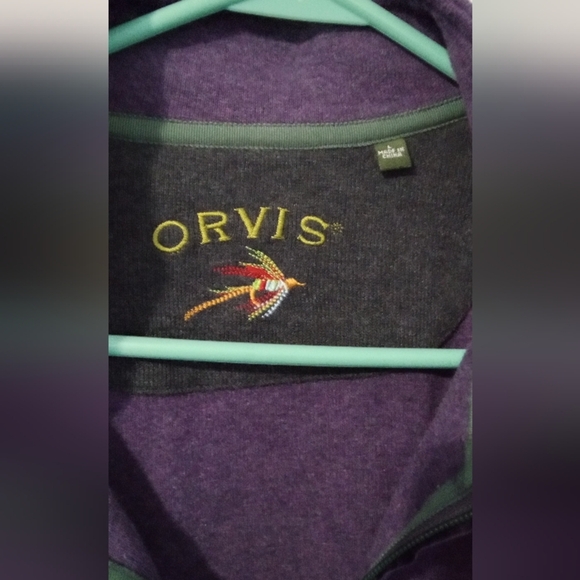Orvis mens 1/4 zip pullover - Picture 3 of 3